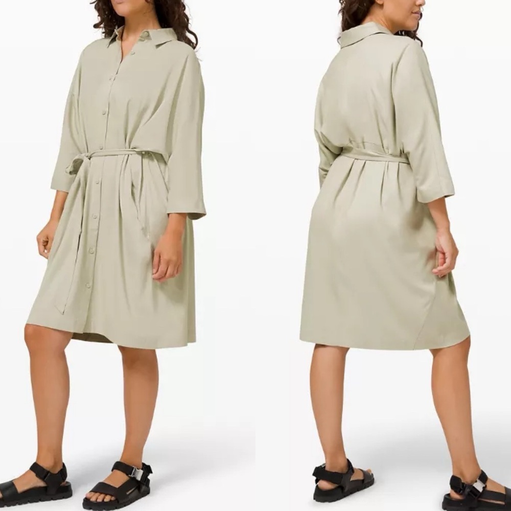 Lululemon Perfectly Poised Dress in Light Sage